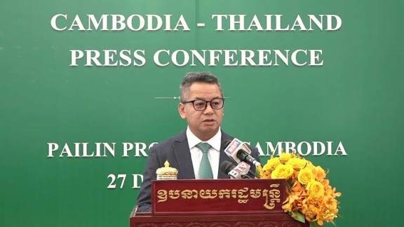 Tailandia y Camboya acuerdan un "alto el fuego inmediato" en su conflicto fronterizo
