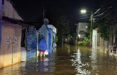 Defensa Civil reporta inundaciones en San Pedro de Macorís por intensas lluvias