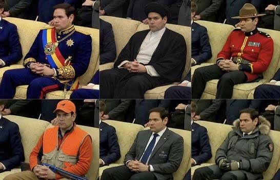 Marco Rubio, protagonista de memes tras sus múltiples funciones en la crisis de Venezuela