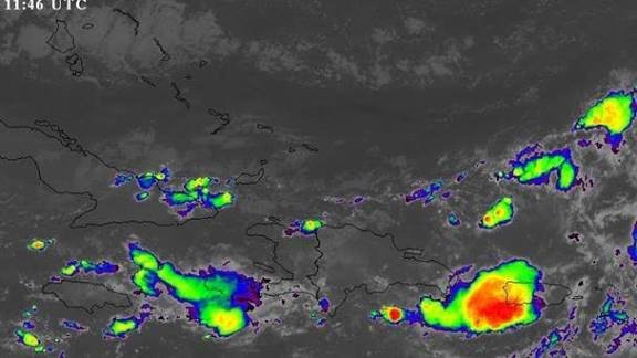 Pronostican lluvias en varias provincias este jueves por sistema frontal y vaguada