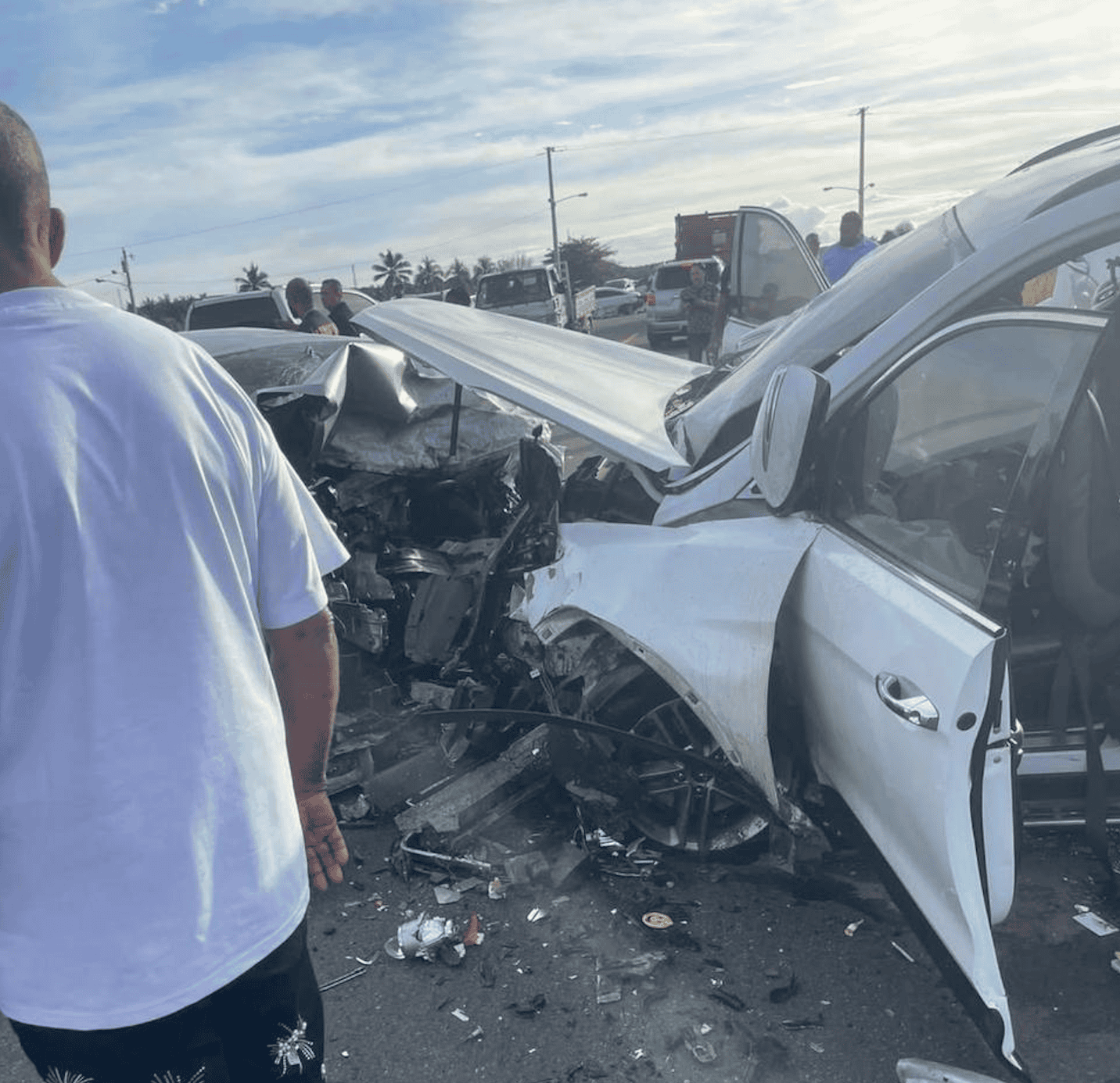 Tres muertos y cuatro heridos en accidente de tránsito en la Circunvalación de Baní