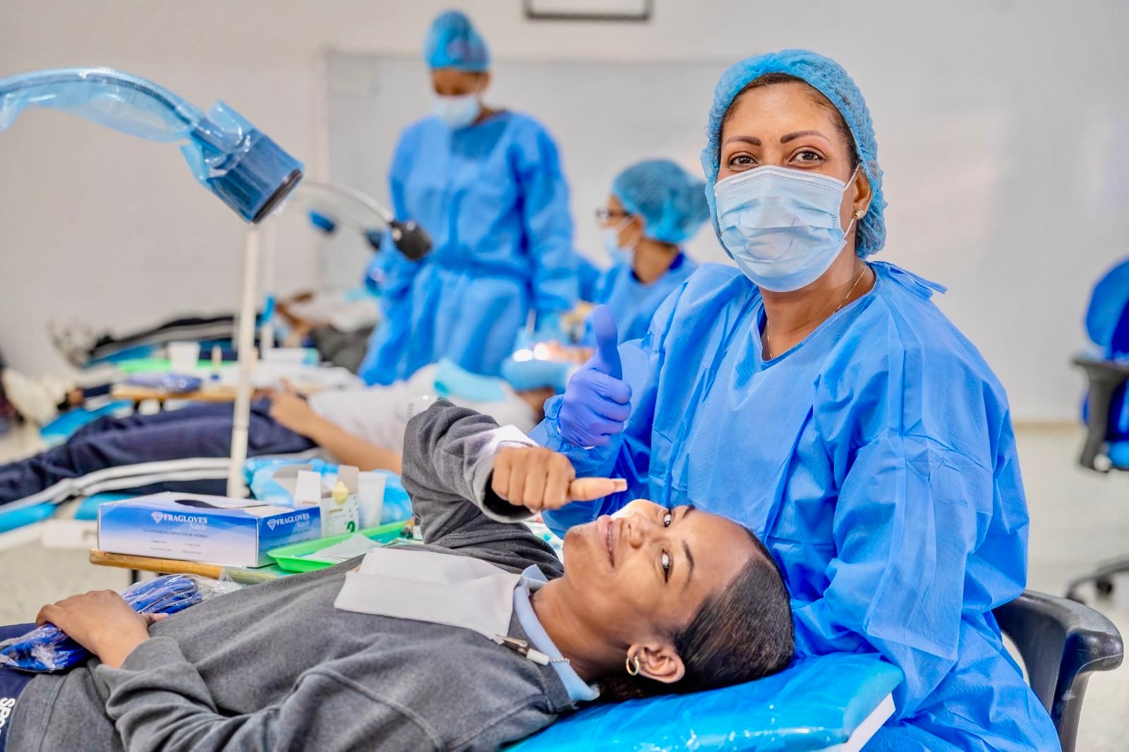 El INABIE beneficia a más de 700 estudiantes de Monte Plata en jornada de salud integral 