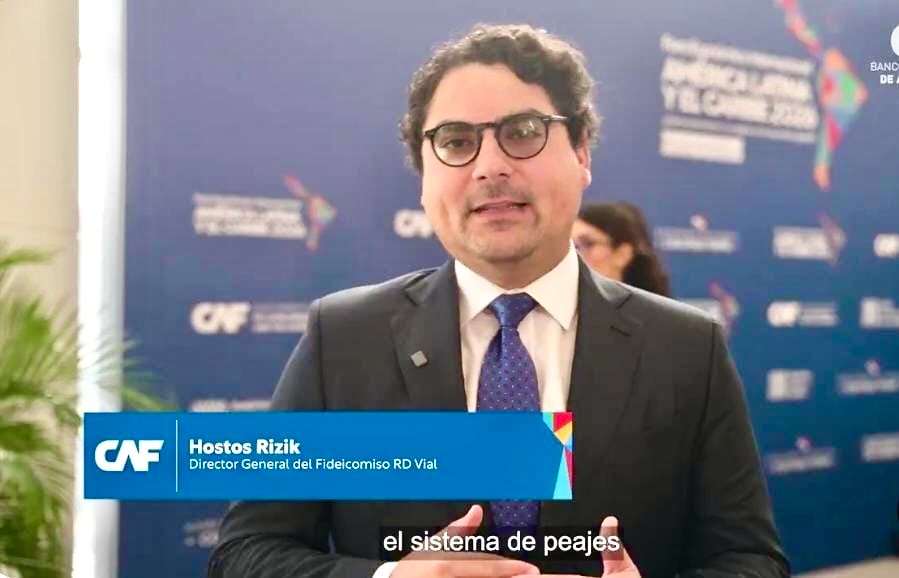 Hosto Rizik destaca avances en financiamiento vial durante Foro Económico Internacional CAF 2026 