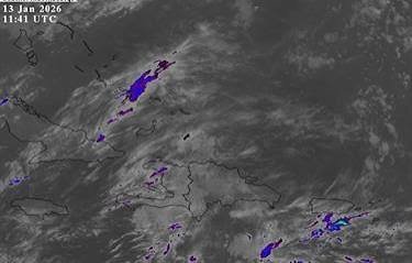 Vaguada y frente frío aumentarán las lluvias desde este jueves y hasta el fin de semana
