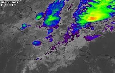 Frente frío y vaguada incrementarán lluvias; COE mantiene seis provincias en alerta verde