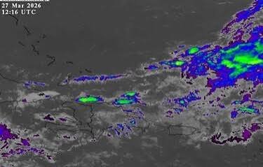 El Indomet prevé continuidad de aguaceros este viernes con 16 provincias en alerta verde