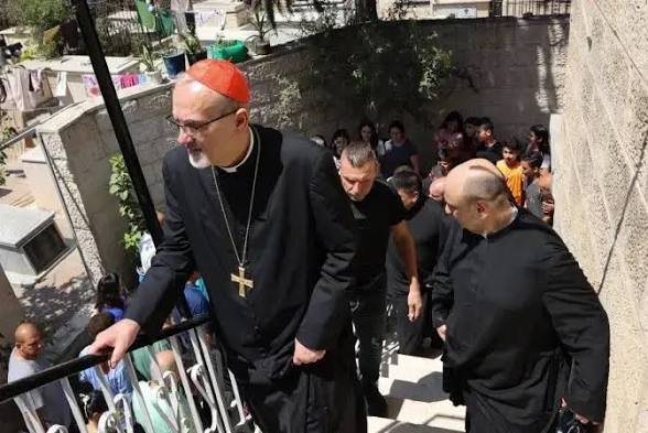 La Policía de Israel impide acceso del cardenal Pizzaballa a misa de Domingo de Ramos