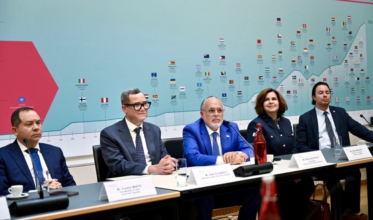 Ministro Trabajo informa República Dominicana y Suiza preparan acuerdo de seguridad social