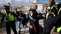 Cerca de un centenar de detenidos en una protesta a favor de Palestine Action en Londres