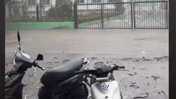 Se registran granizadas y fuertes lluvias en Bonao y Constanza por vaguada y sistema frontal