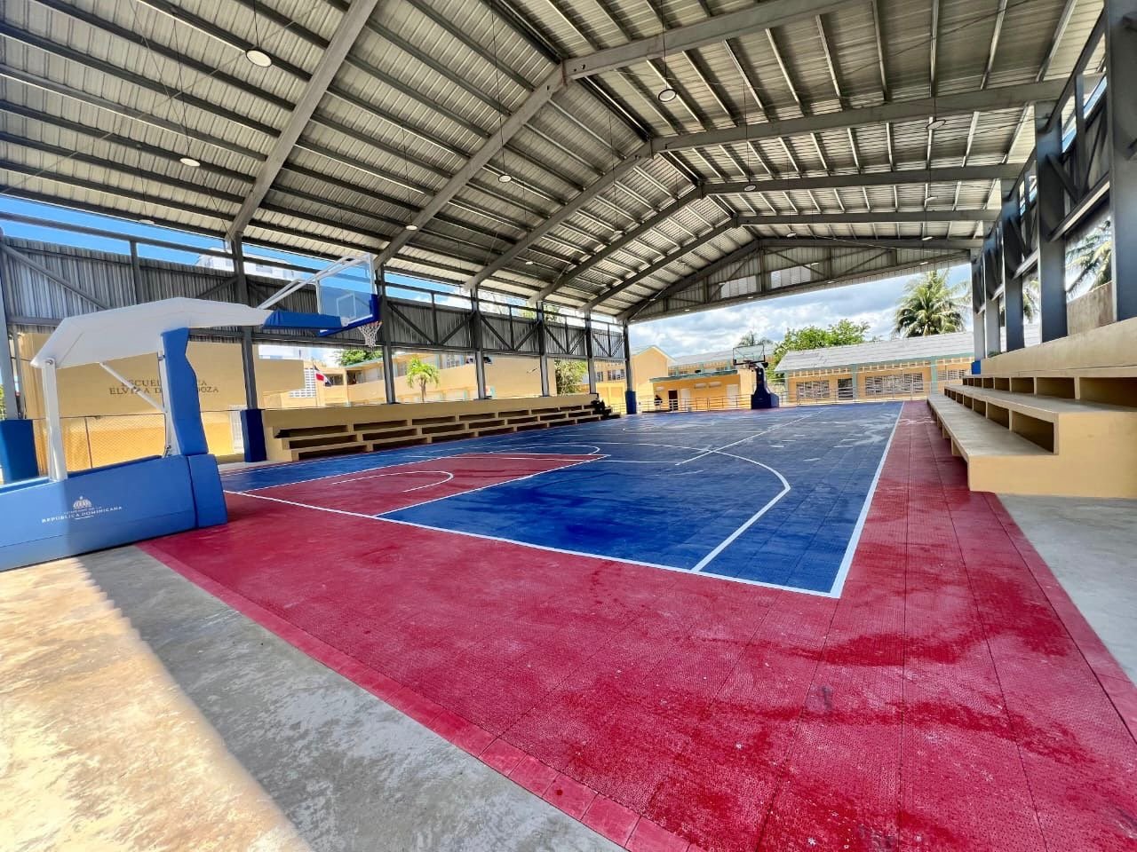 Infraestructura Escolar tiene listos tres nuevos techados deportivos-escolares que serán entregados en los próximos días por el presidente Abinader