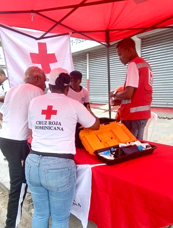 Cruz Roja Santo Domingo Oeste moviliza más de 35 voluntarios en el Carnaval Manoguayabo 2026