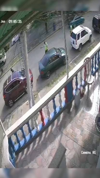 Agente de la Digesett responde con disparo a bofetada que le propinó un motorista en Santiago