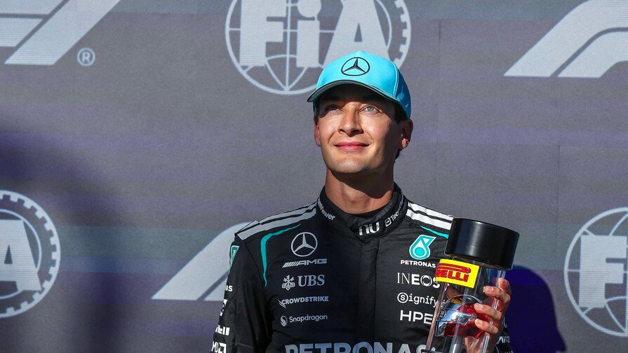 George Russell reacciona en Montreal y le arrebata la pole del esprint a Kimi Antonelli