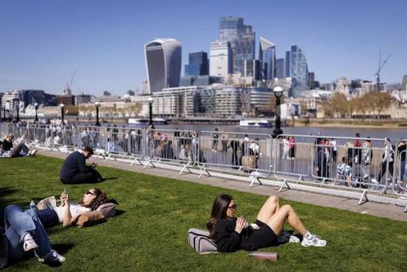 El Reino Unido registra su temperatura más alta para un mes de mayo con 33.5 grados