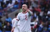 El danés Eriksen da gran susto al desplomarse en amistoso ante Ucrania