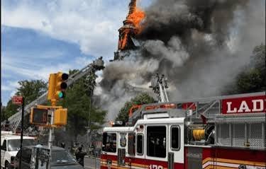 Incendio destruye histórica iglesia de Brooklyn y obliga a planificar su demolición