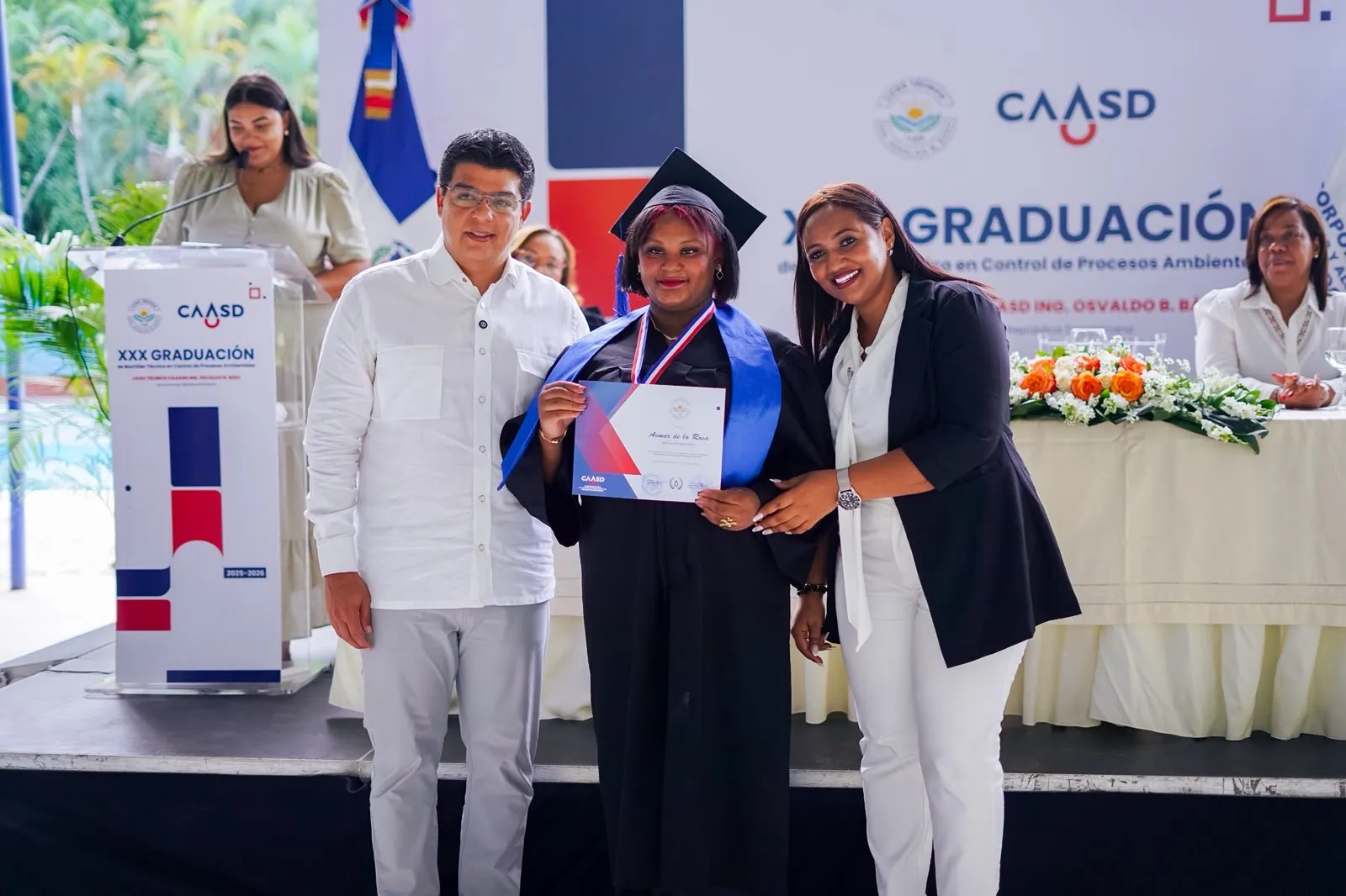 Fellito Suberví encabeza graduación de 24 nuevos bachilleres técnicos del Liceo CAASD