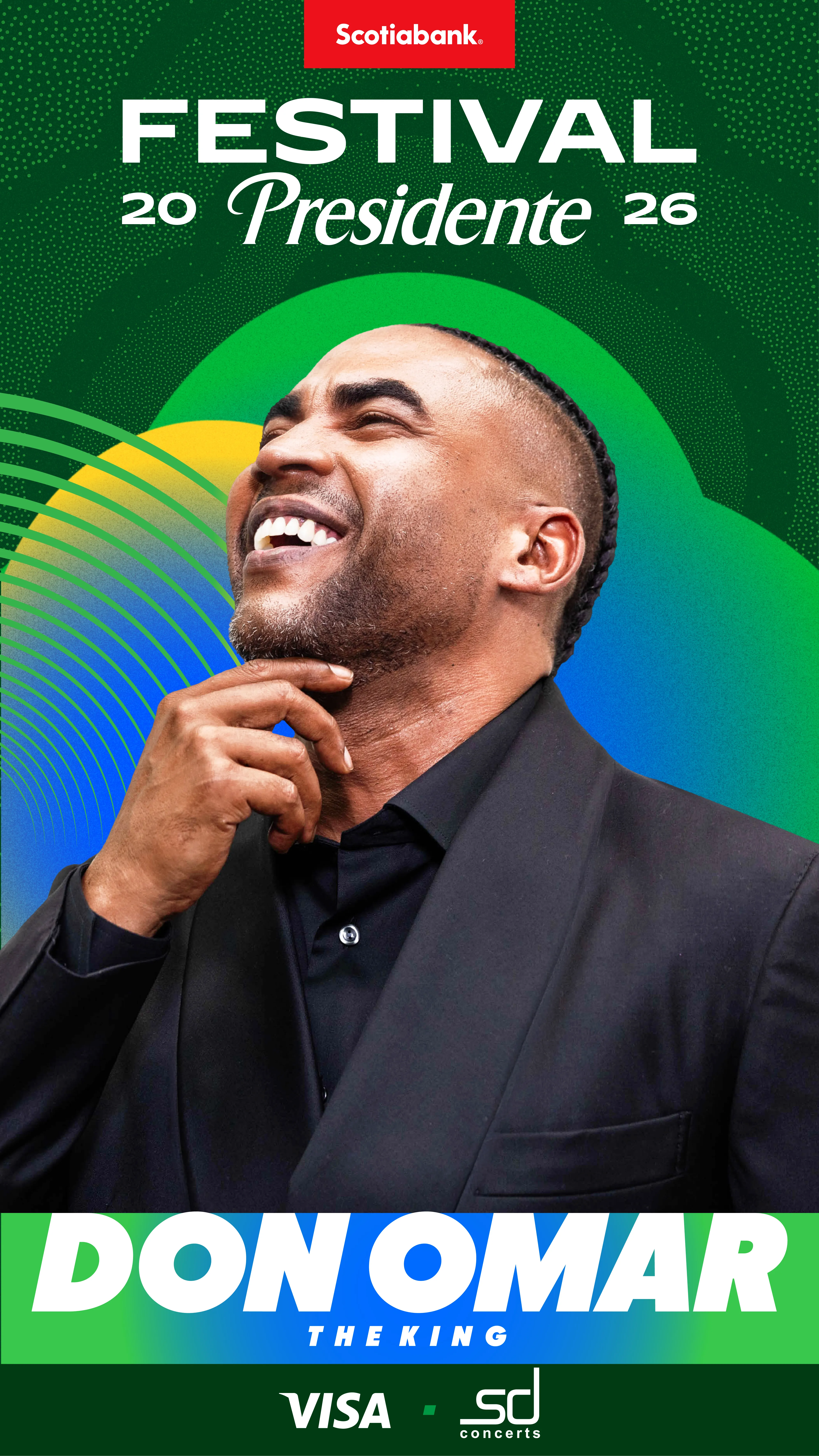 Presidente revela a Don Omar como el primer artista del esperado regreso de Festival Presidente 2026