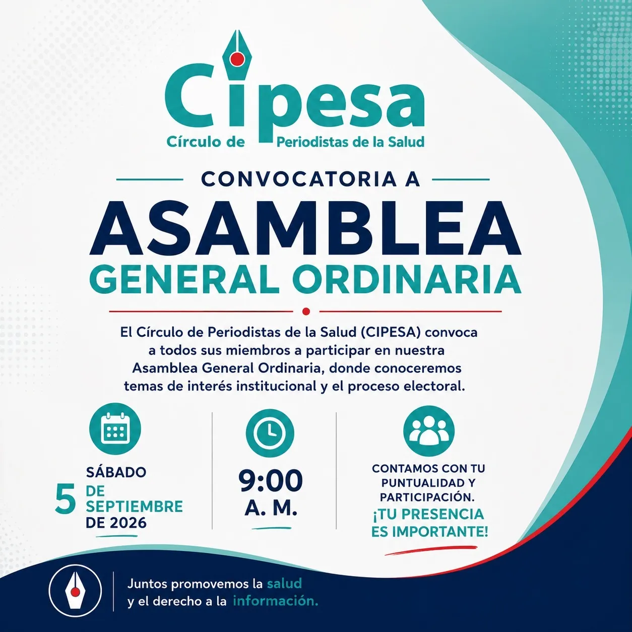 CIPESA reunirá a su membresía en Asamblea General Ordinaria este sábado 5 de septiembre