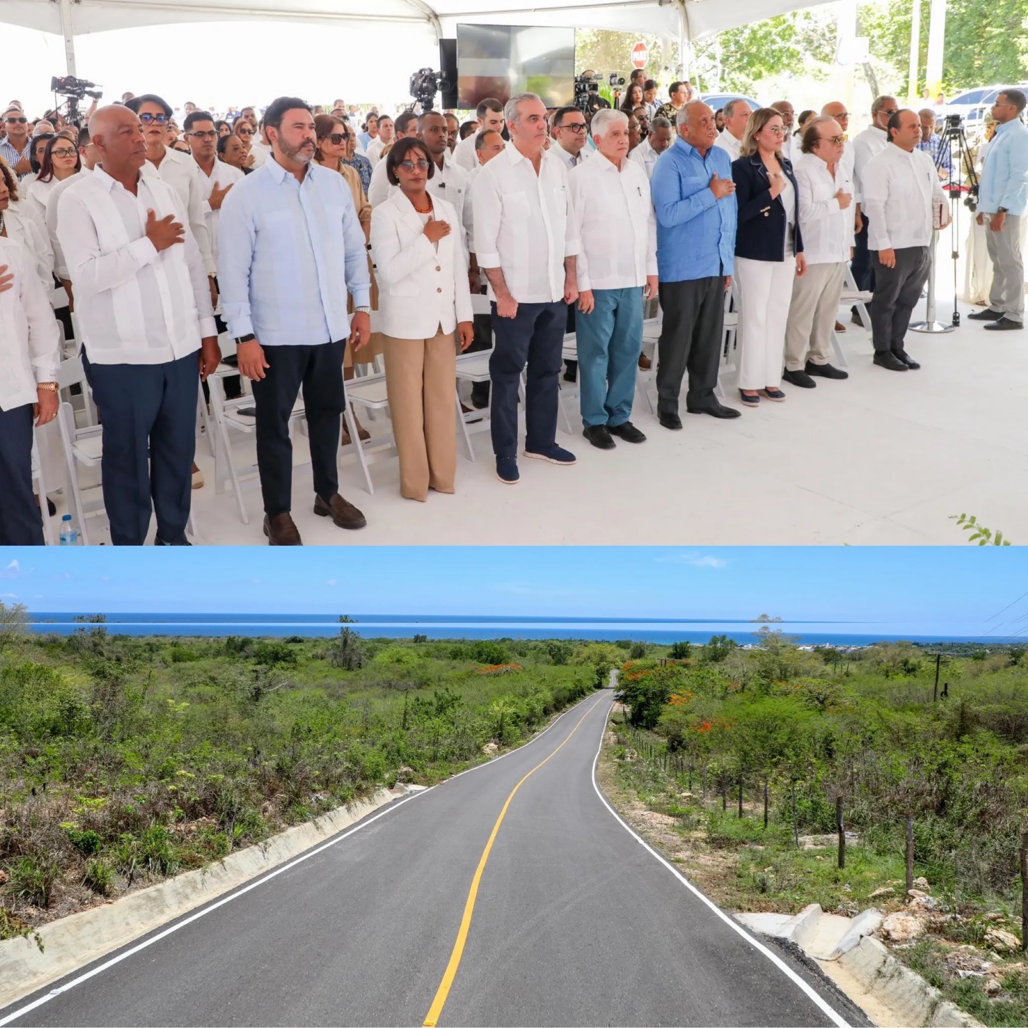 Tras 25 años de espera, presidente Abinader inaugura la carretera de Boca de Chavón