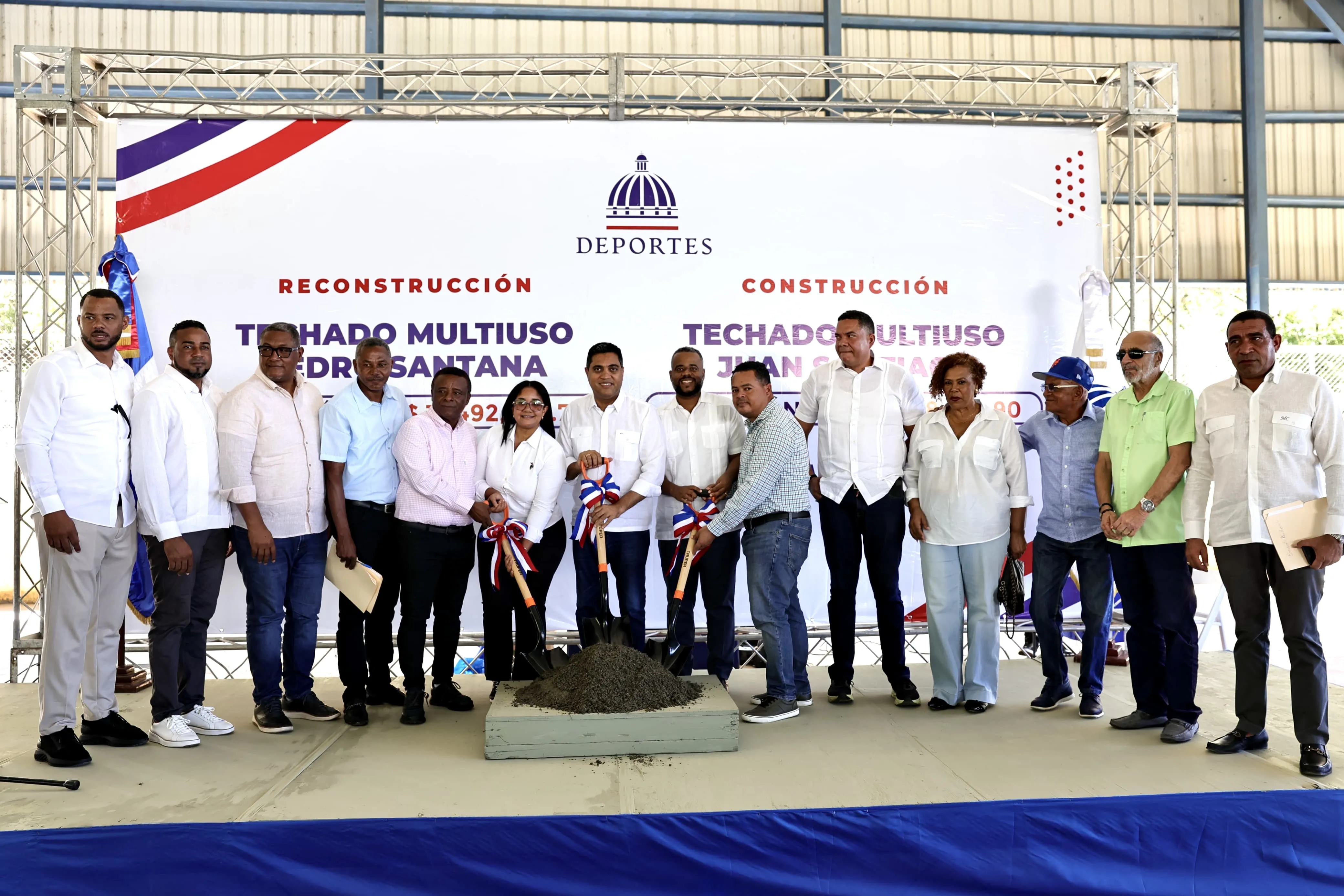 Ministro Kelvin Cruz inicia construcción de siete multiusos en la Región Sur con inversión de 200 millones de pesos