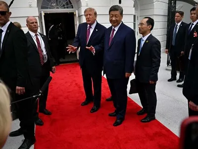 Xi pide a Trump una relación "sin conflicto" en fastuosa visita a EE.UU.