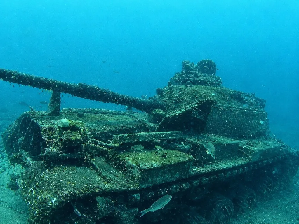 En 1994, Estados Unidos hundió 100 tanques en el Caribe. No sabía que iba a crear un auténtico vergel en el Golfo de México