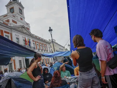 Los acampados en Madrid quieren mantener la presión al Gobierno contra la crisis de la vivienda