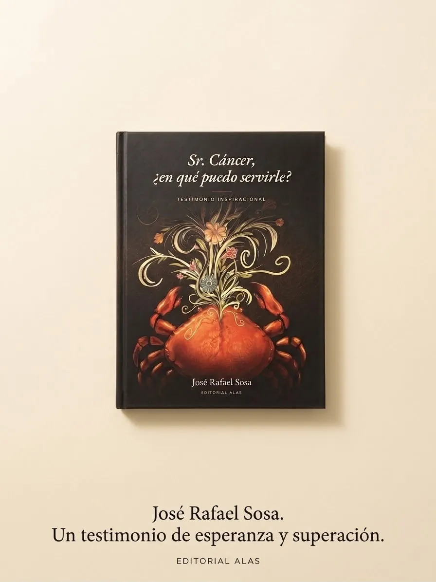 José Rafael Sosa convierte tres batallas contra el cáncer en un testimonio de vida con su libro “Sr. Cáncer… ¿en qué puedo servirle?”