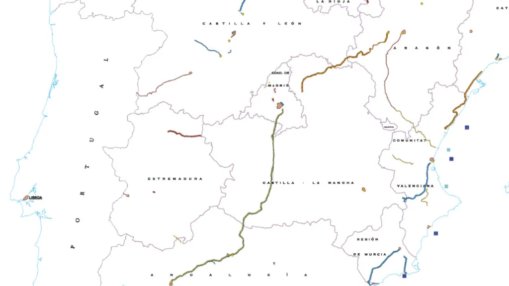 El mapa oficial de ADIF con todas las obras en infraestructura ferroviaria que tenemos ahora mismo en España