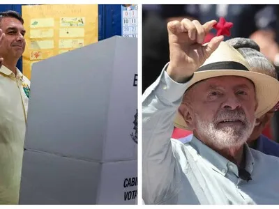 Lula y Flávio Bolsonaro votan en elecciones presidenciales Brasil