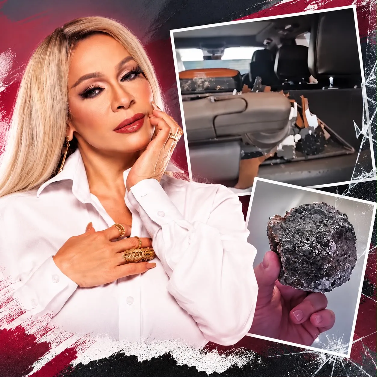 Miriam Cruz denuncia incidente de violencia vial: motorista lanzó una piedra contra su vehículo