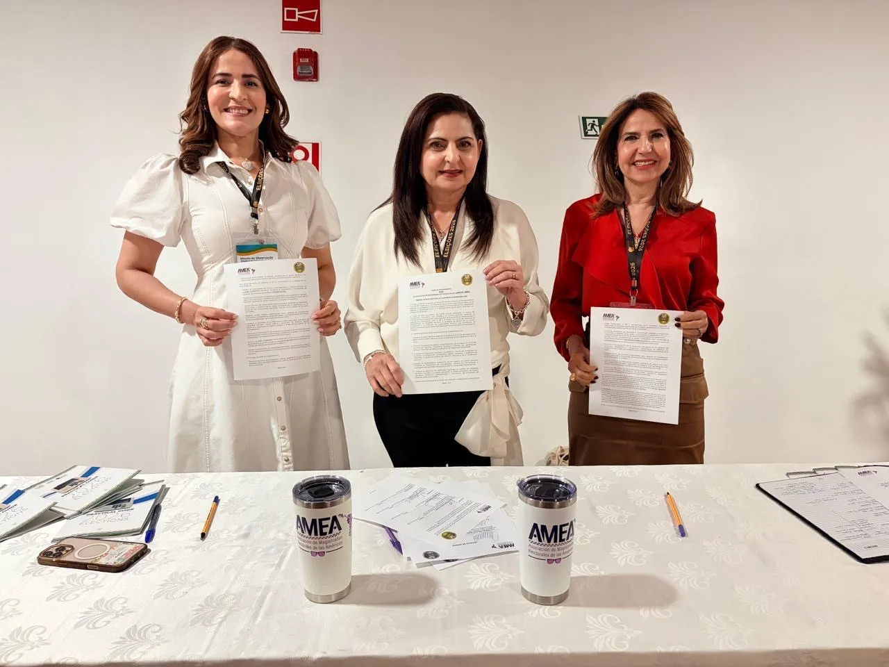 TSE y AMEA fortalecerán cooperación regional en materia de justicia electoral e igualdad de género