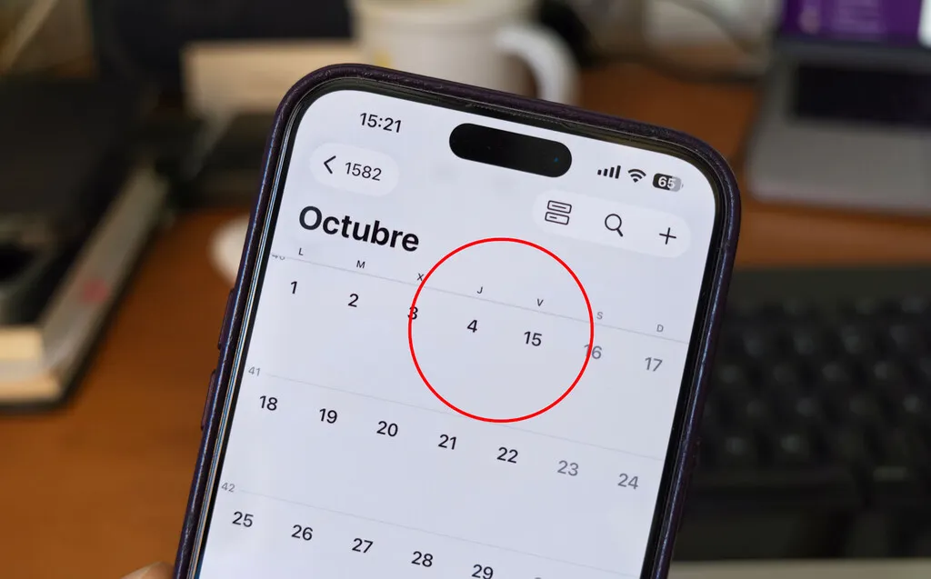 Por qué faltan diez días en el calendario de tu móvil si viajas hasta octubre de 1582