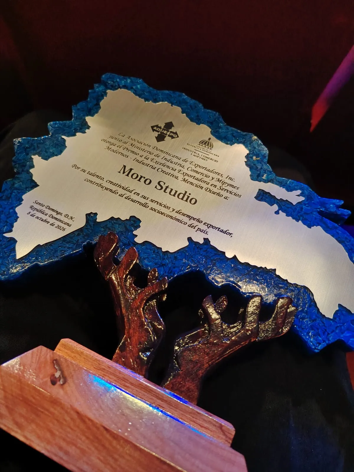 Moro Studio gana el Premio a la Excelencia Exportadora ADOEXPO 2026 en la categoría de Industria Creativa