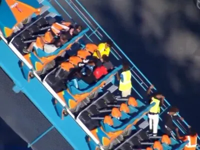 Un hombre muere tras caer de montaña rusa Goliath en Six Flags de Georgia, EE. UU.