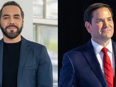Rubio y Bukele discuten cómo combatir "influencia extranjera maligna" sobre infraestructuras crítica