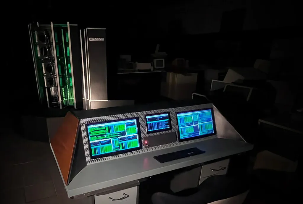 Un proyecto español ha devuelto a la vida un Cray-1 de 1976 usando 30 Mac mini de hace más de una década