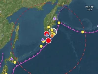 Un terremoto de magnitud 6,9 sacude la península rusa de Kamchatka