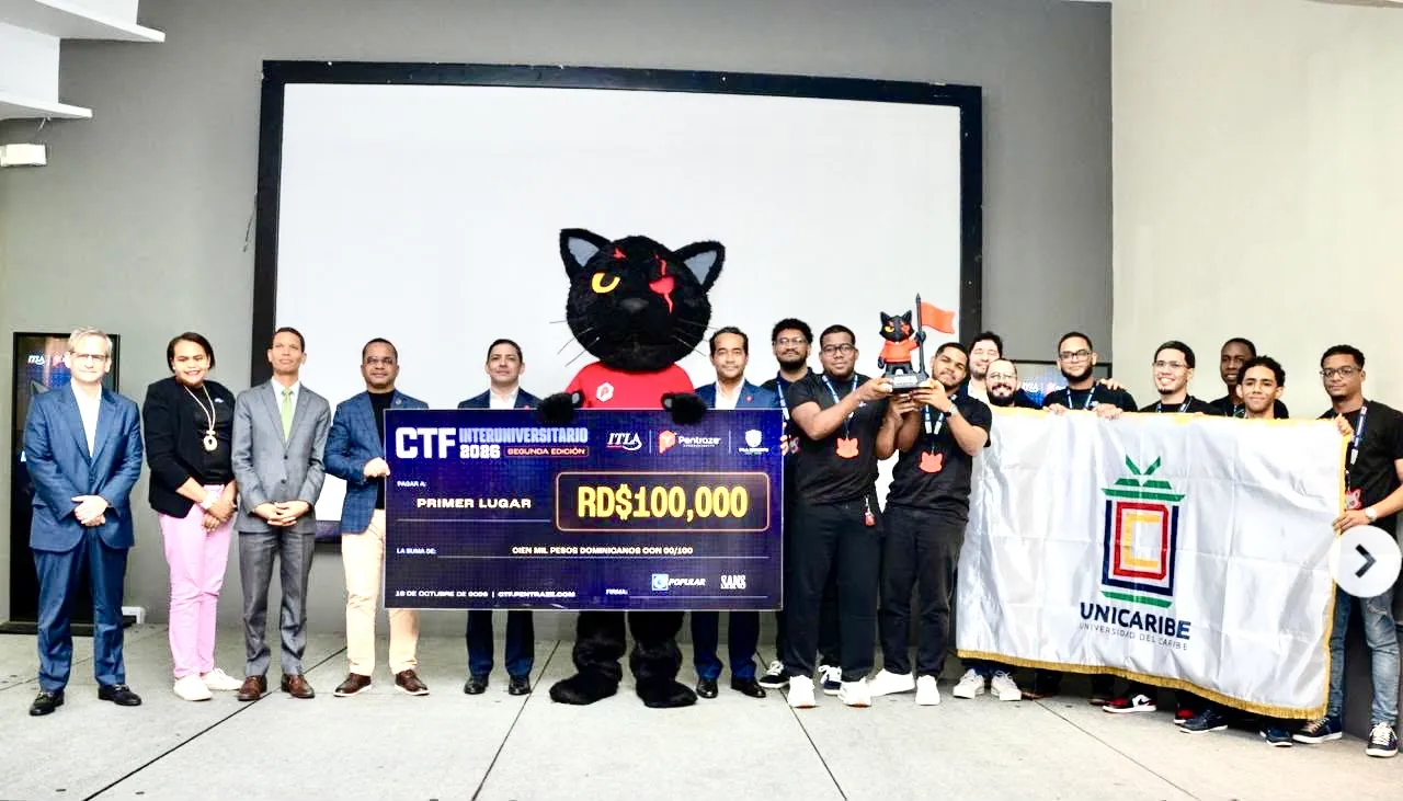 UNICARIBE se corona campeona del CTF Interuniversitario de Ciberseguridad 2026