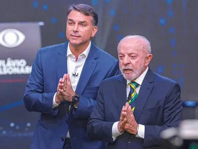 Lula y Flávio Bolsonaro: un debate de ataques que dividió a la prensa brasileña