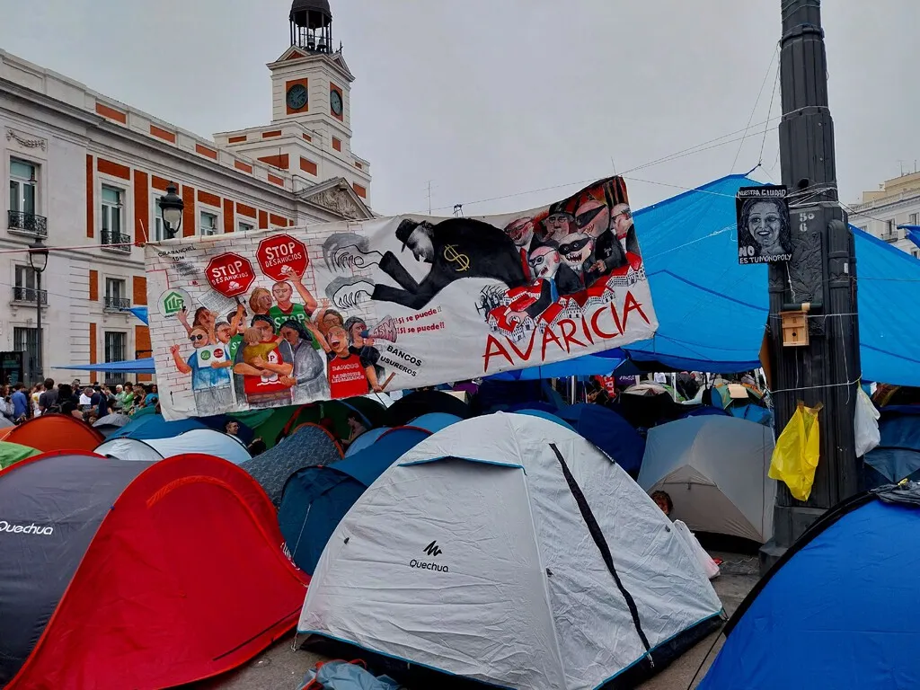 "Son cuatro gatos": la acampada de Sol lleva ya varias semanas activa y Almeida ha reclamado un censo para saber cuánta gente hay