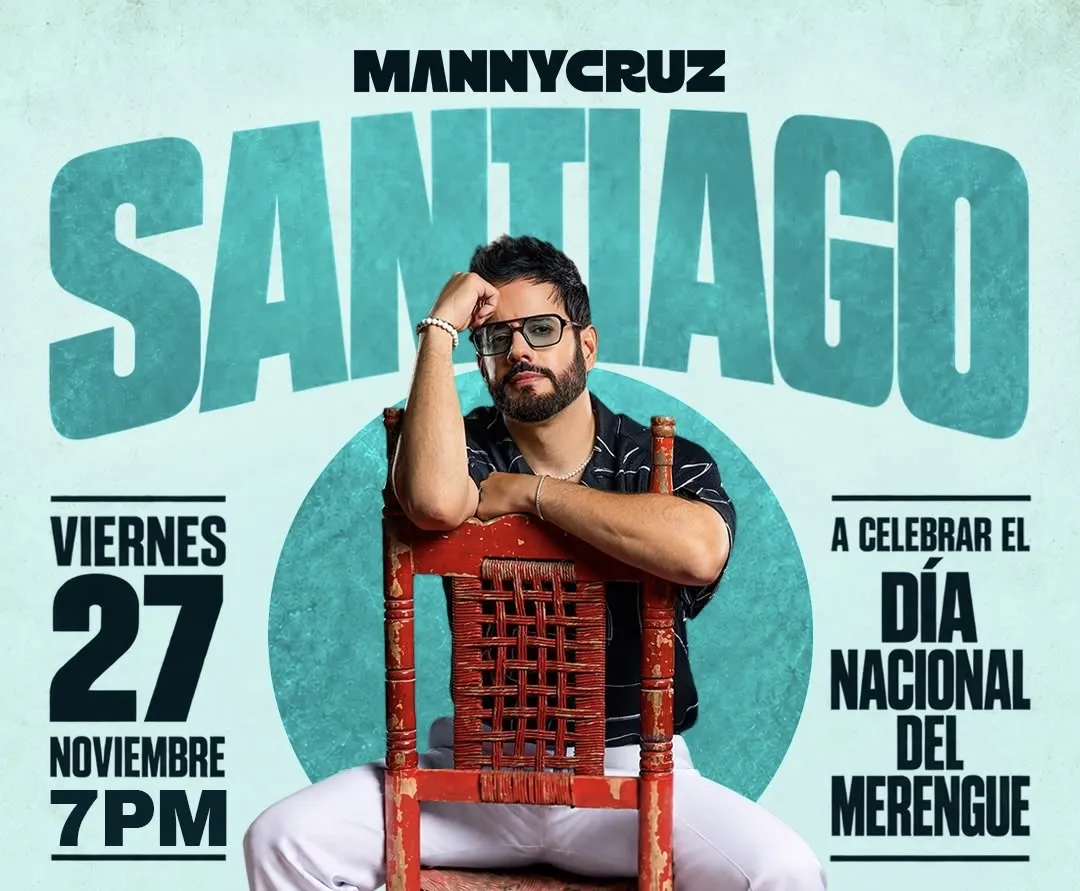 Manny Cruz llevará a Santiago cuarta edicion de show gratuito por Dia del Merengue 