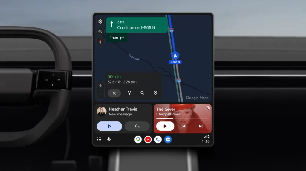 Gemini se vuelve "personal" en el coche: tendrá acceso a tu Gmail, Calendar y Maps mientras conduces