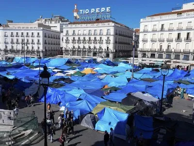 "Hasta que cambien las cosas": El campamento por la vivienda en el corazón de Madrid cumple un mes