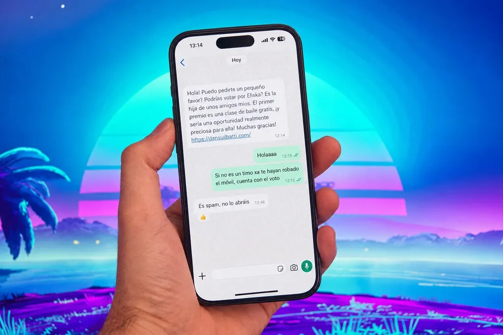 "¿Podrías votar por Eliska?" El mensaje inocente que puede robarte el WhatsApp