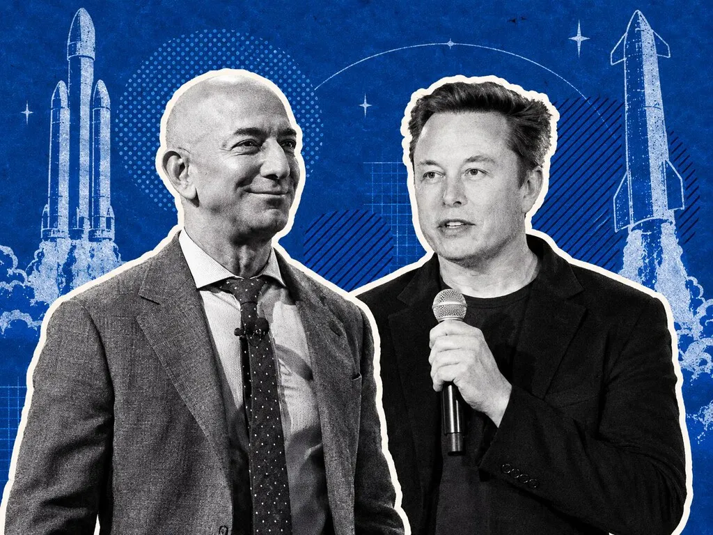 Elon Musk contra Jeff Bezos: "Hasta los planes futuros de los rivales de SpaceX van por detrás de Starship"